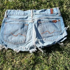 7 for all mankind Jean shorts